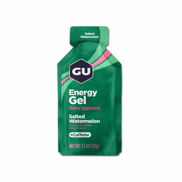 ג'ל אנרגיה ללא גלוטן בטעם אבטיח מלוח עם קפאין GU Energy Gel