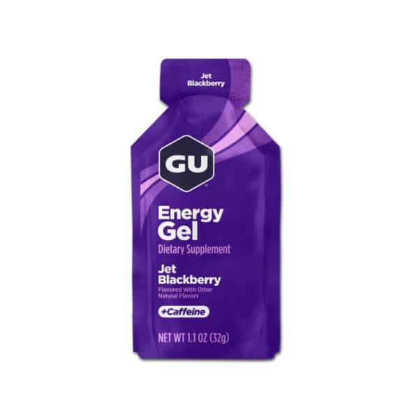ג'ל אנרגיה ללא גלוטן בטעם פטל שחור עם קפאין GU Energy Gel