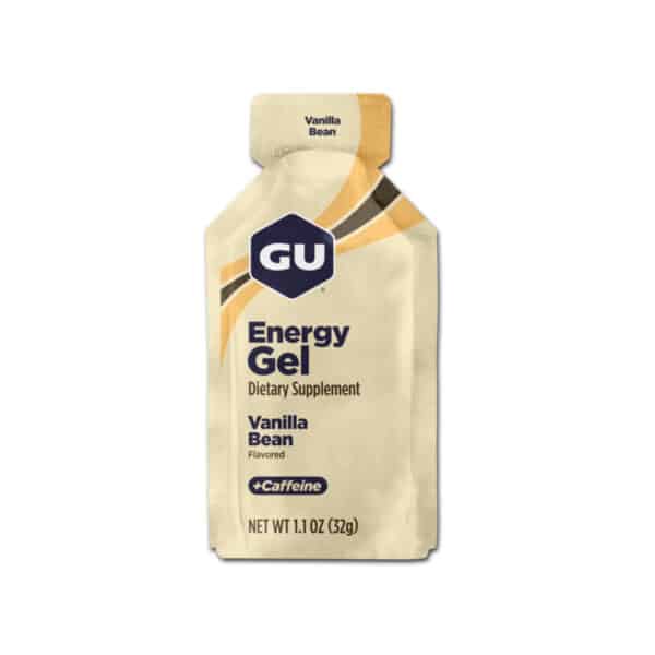ג'ל אנרגיה בטעם וניל עם קפאין GU Energy Gel