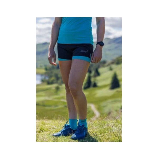 מכנס ריצה קצר לנשים Inov-8 Trailfly Ultra 3'' 2in1 Short