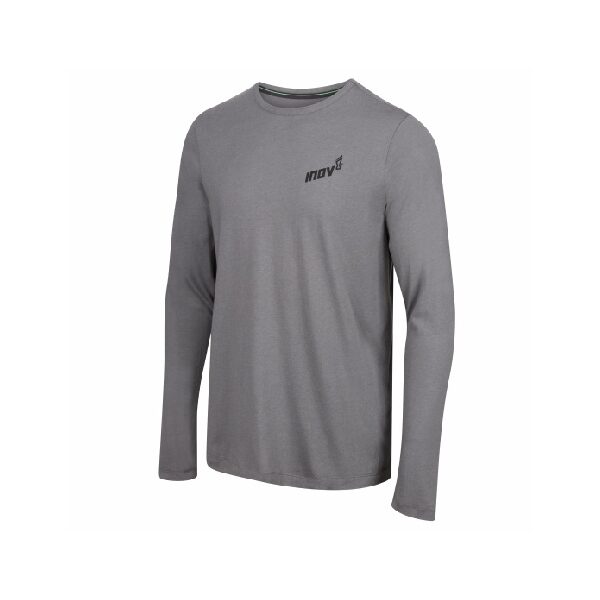 חולצת ריצה ארוכה מקצועית לגברים INOV-8 Graphic LS Tee Brand