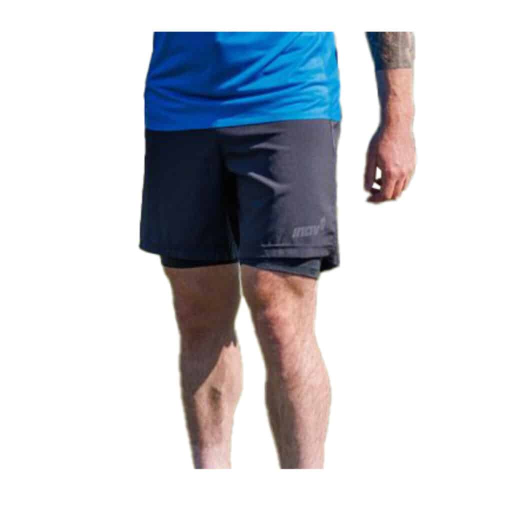 מכנס ריצה קצר לגברים Inov-8 Trailfly Ultra 7'' 2in1 Short
