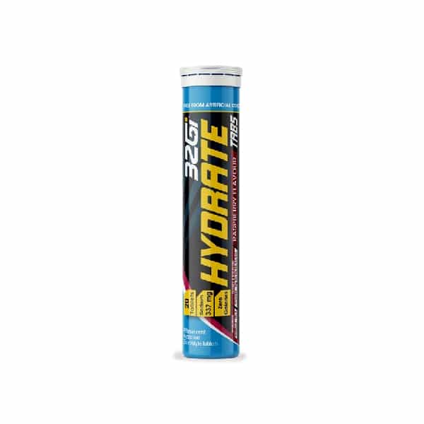 טבליות להכנת משקה אלקטרוליטים בטעם פטל- 32Gi Hydrate טבליות להכנת משקה אלקטרוליטים בטעם פטל- 32Gi Hydrate