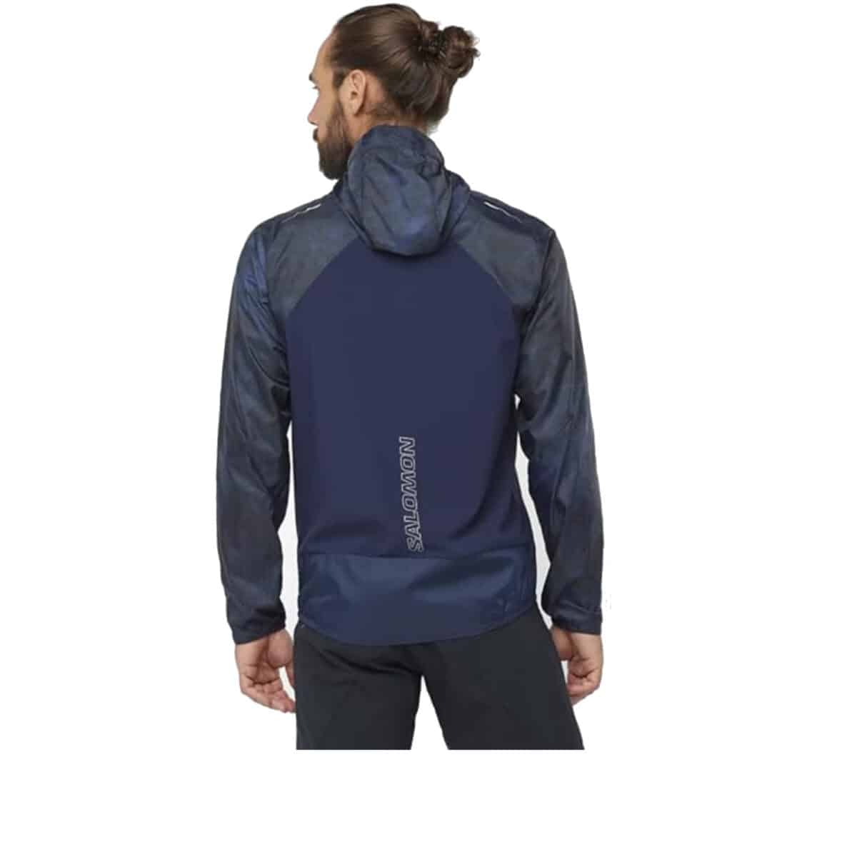 מעיל רוח לגברים סלומון Salomon Bonatti Cross Full Zip Hoodie