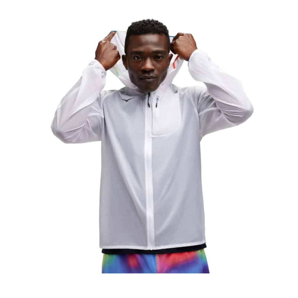 מעיל רוח לגברים הוקה Hoka Skyflow Ultralight Jacket