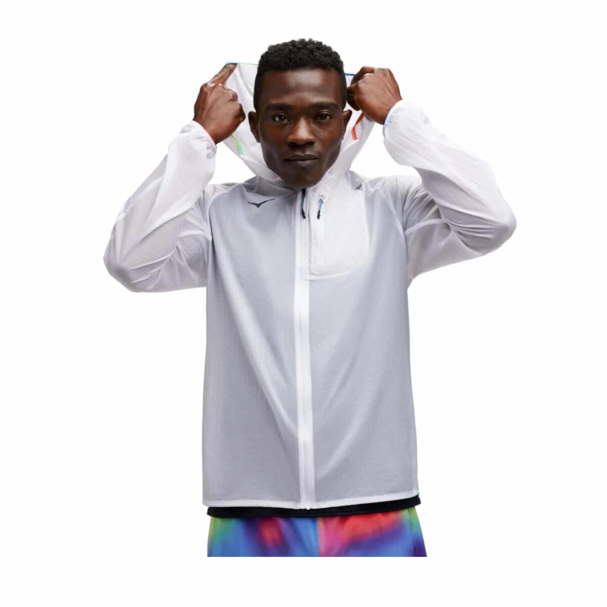 מעיל רוח לגברים הוקה Hoka Skyflow Ultralight Jacket