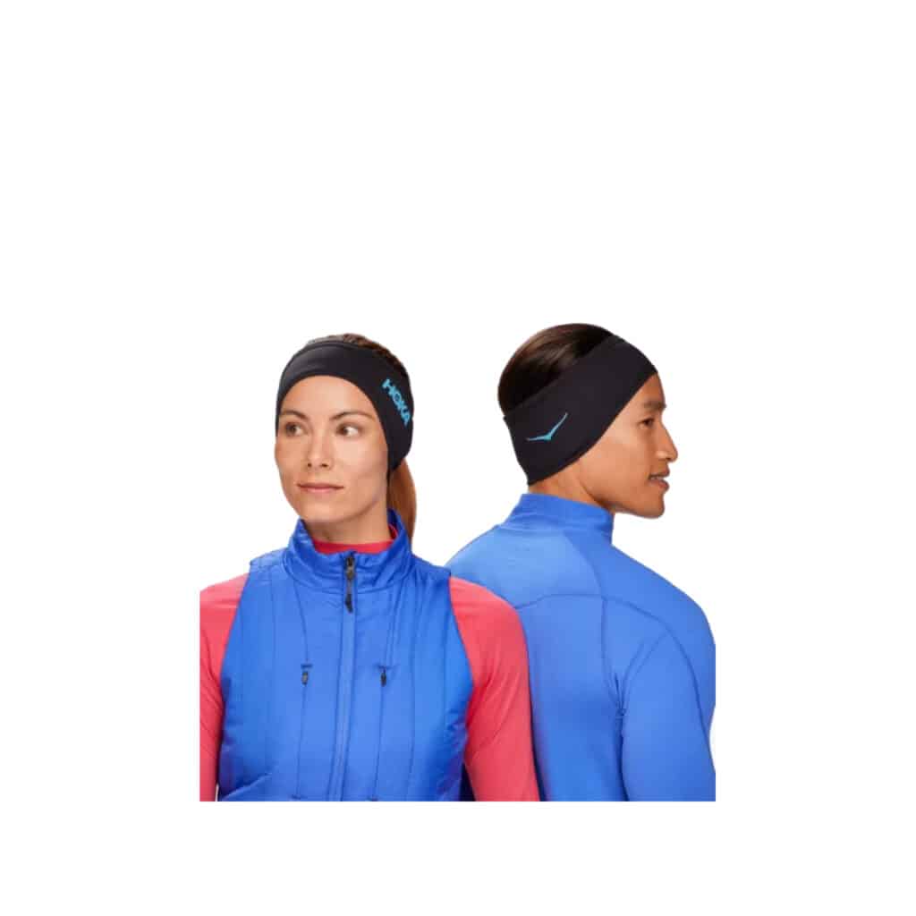 רצועת מצח פליז לריצה HOKA Coldsnap Fleece Headband
