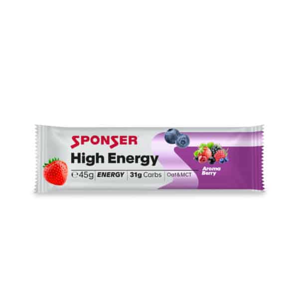 חטיף אנרגיה בטעם פירות יער Sponser High Energy Bar Berry