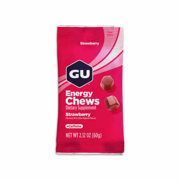 סוכריות ג'ל בטעם תות עם קפאין GU Energy Chews