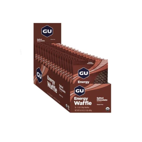 וופל GU Energy waffel salted chocolate Gluten Free
