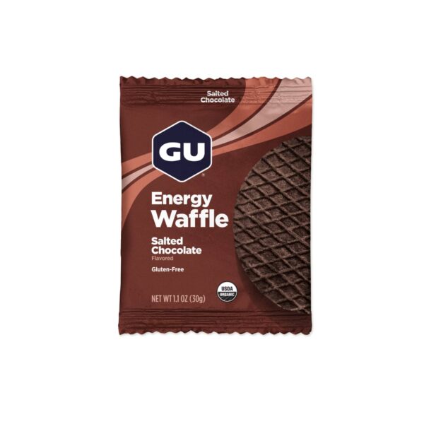 וופל GU Energy waffel salted chocolate Gluten Free