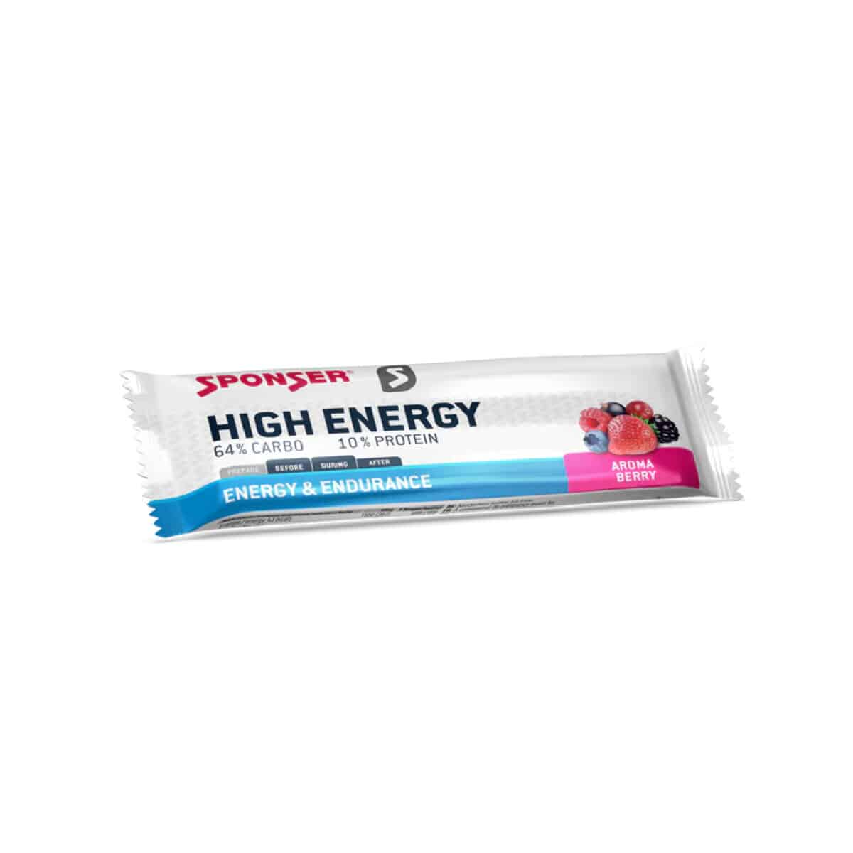 חטיף אנרגיה בטעם פרות יער Sponser High Energy Bar