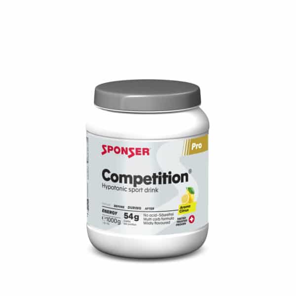 אבקה להכנת משקה היפוטוני בטעם הדרים Sponser COMPETITION