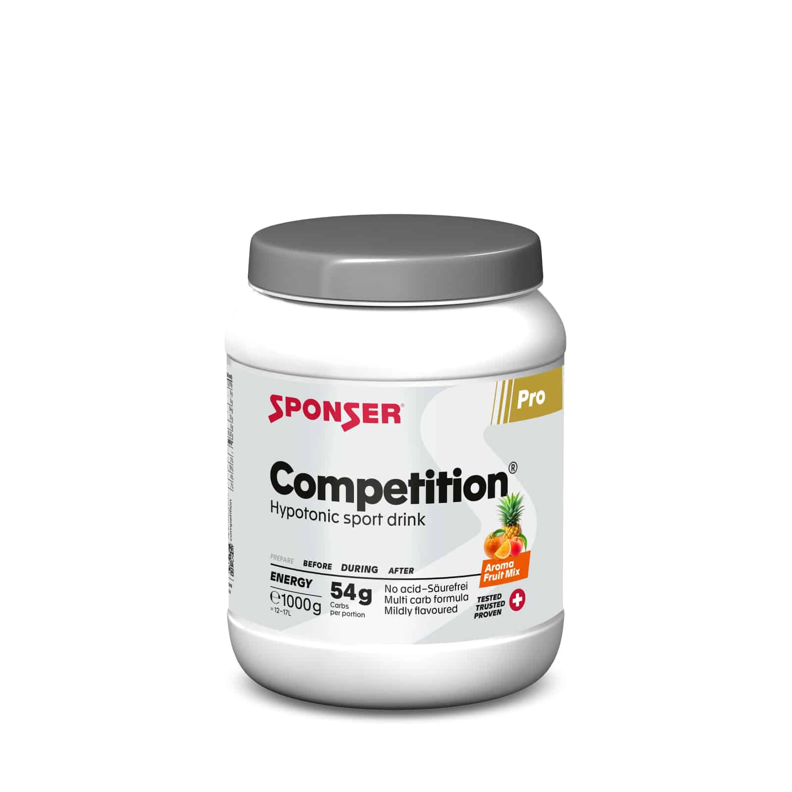 אבקה להכנת משקה היפוטוני בטעם מיקס פירות Sponser COMPETITION אבקה להכנת משקה היפוטוני בטעם מיקס פירות Sponser COMPETITION