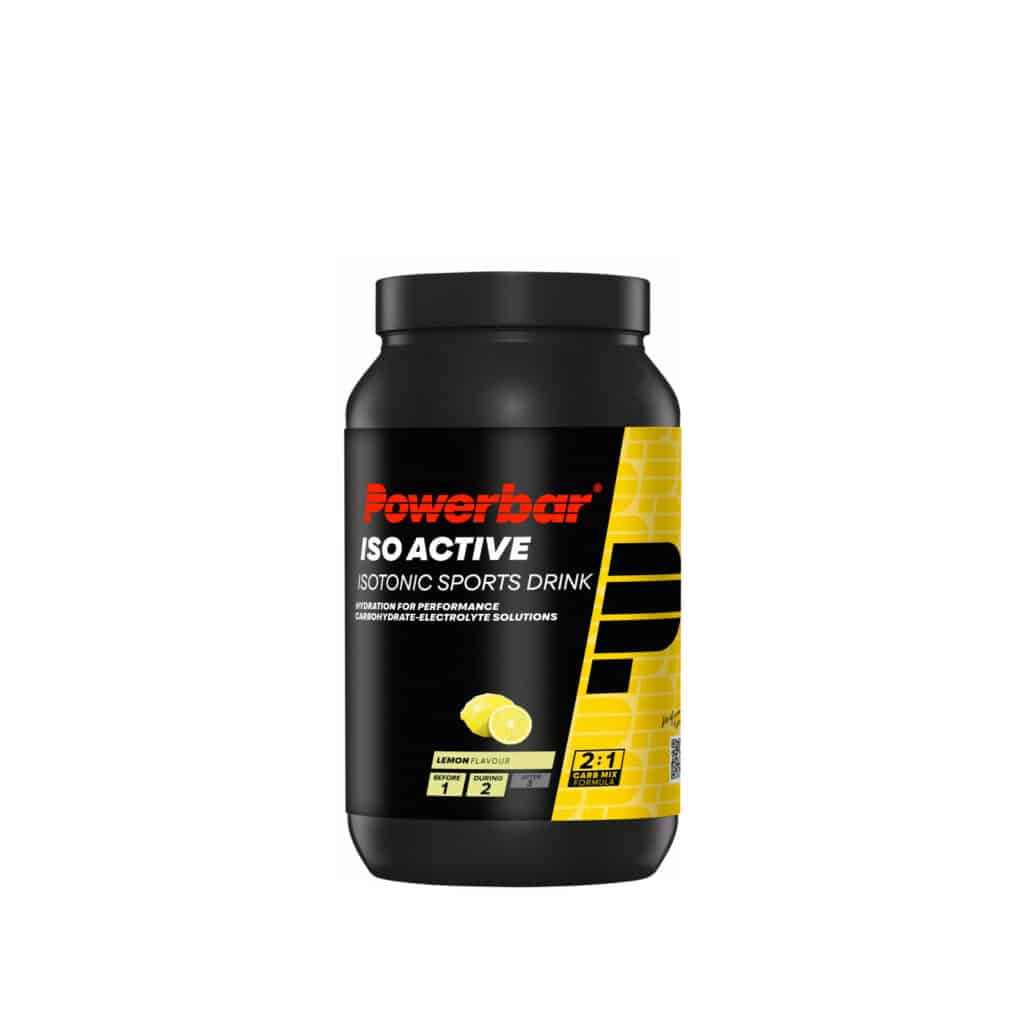 אבקה להכנת משקה איזוטוני בטעם לימון Power Bar Iso Active
