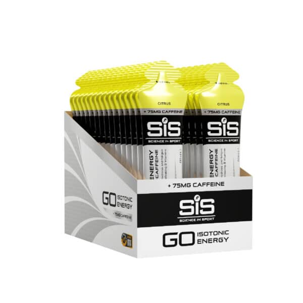 ג'ל אנרגיה עם קפאין בטעם פירות הדר סיס SIS Go Energy + Caffeine Gel