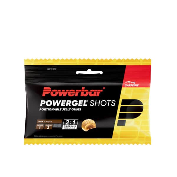 ג'ל אנרגיה בטעם קולה עם קפאין PowerBar PowerGel Shots