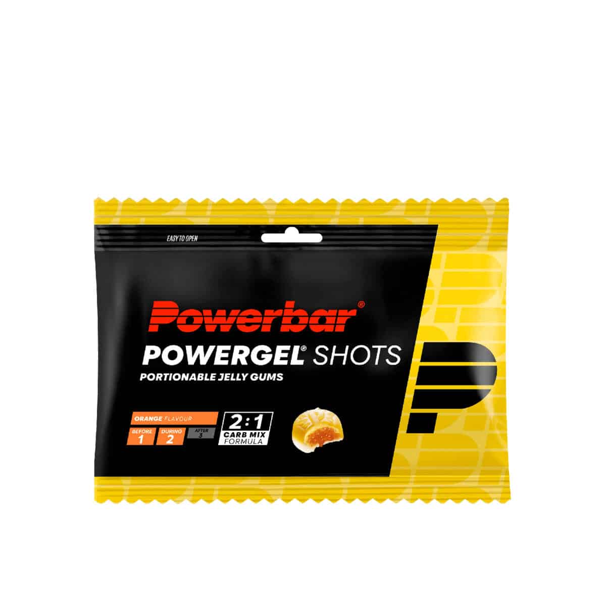 ג'ל אנרגיה בטעם תפוז PowerBar PowerGel Shots