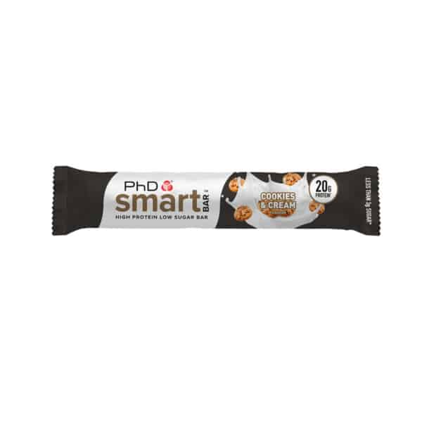 חטיף חלבון בטעם קרם עוגיות PhD Smart protein bar