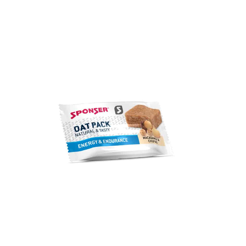 חטיף אנרגיה בטעם מקדמיה צ'ופס Sponser Oat Pack Macadamia-Chufas