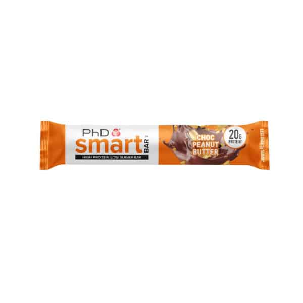 חטיף חלבון בטעם שוקולד חמאת בוטנים PhD Smart protein bar