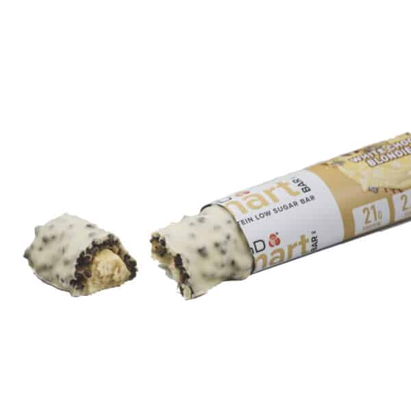 חטיף חלבון בטעם שוקולד לבן בלונדי PhD Smart protein bar