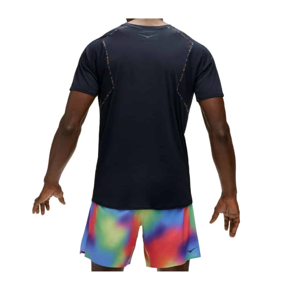 חולצת ריצה קצרה לגברים Hoka Glide Shost Sleeve
