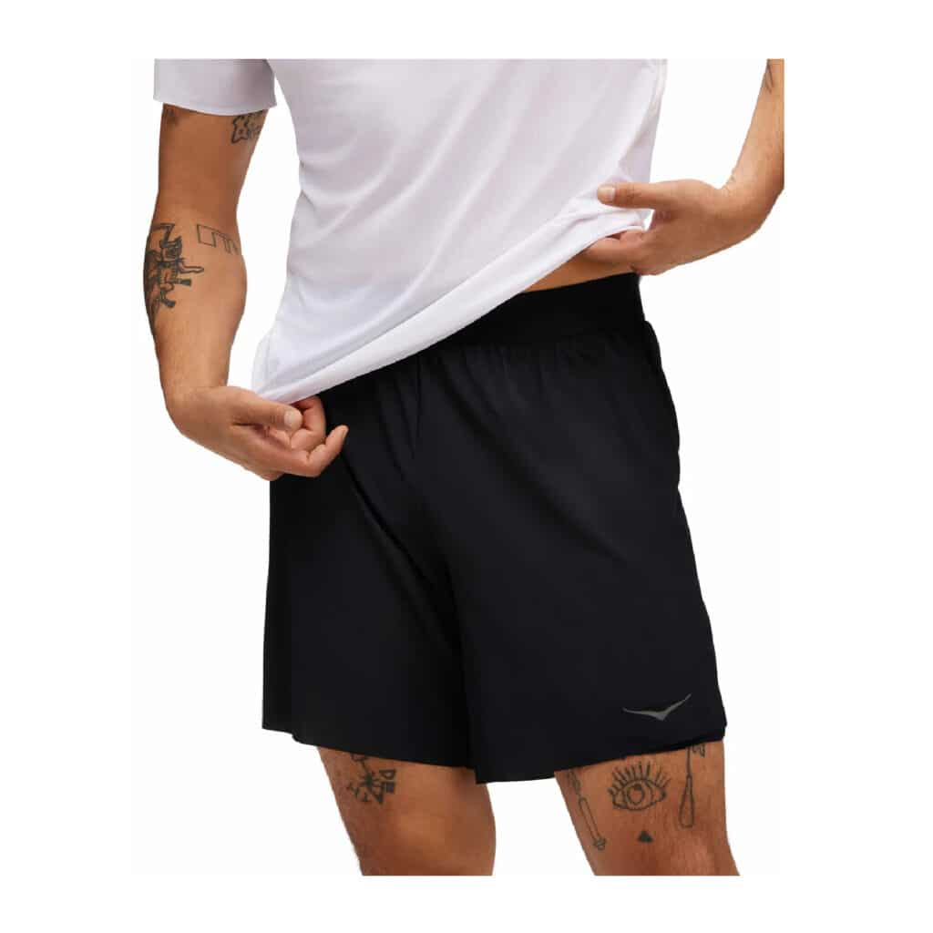 מכנס ריצה קצר 7 אינץ הוקה לגברים Hoka Glide 7" Short 2in1