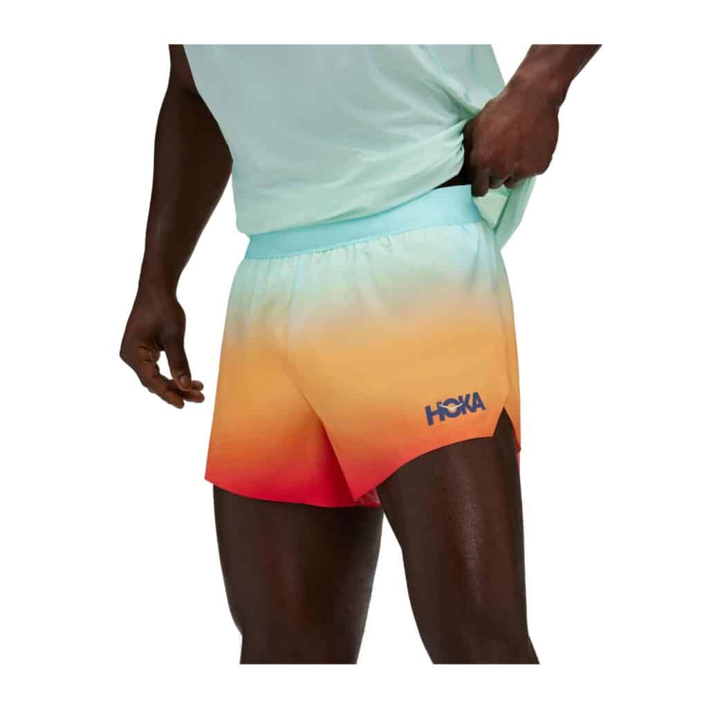 מכנסי ריצה קצרים הוקה לגברים Hoka Race Day Split Short Print