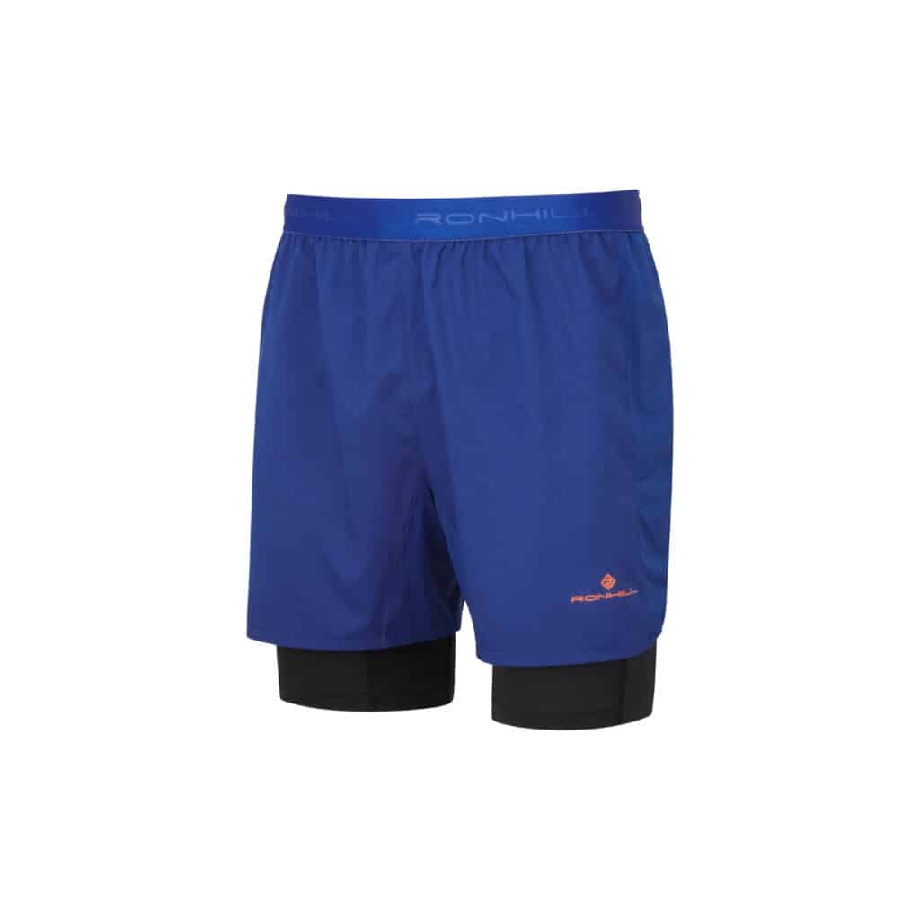 מכנס ריצה קצר לגברים 2 1in רונהיל Ronhill Men's Tech 5" Twin Short