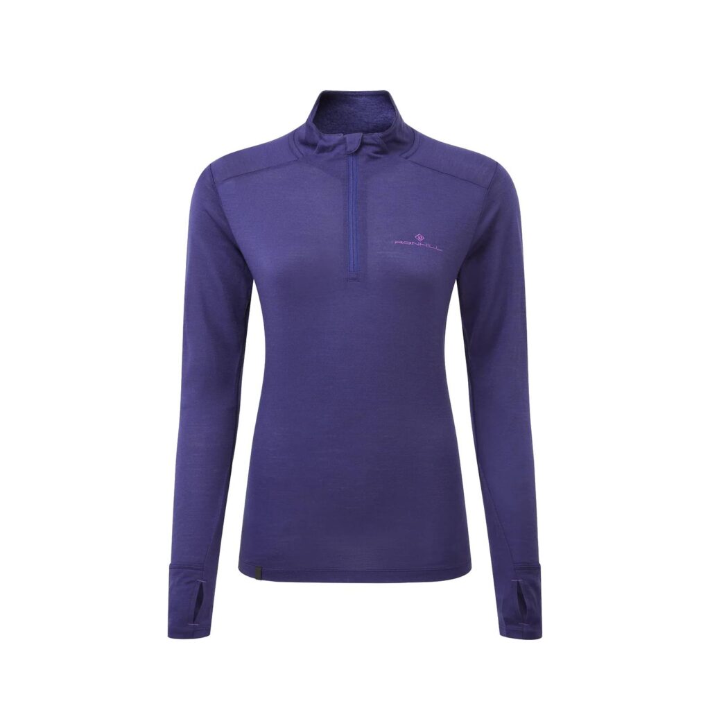 חחולצת ריצה ארוכה רונהיל לנשים Ronhill Women's Tech Merino 1/2 Zip ולצת ריצה ארוכה רונהיל לנשים Ronhill Women's Tech Merino 1/2 Zip