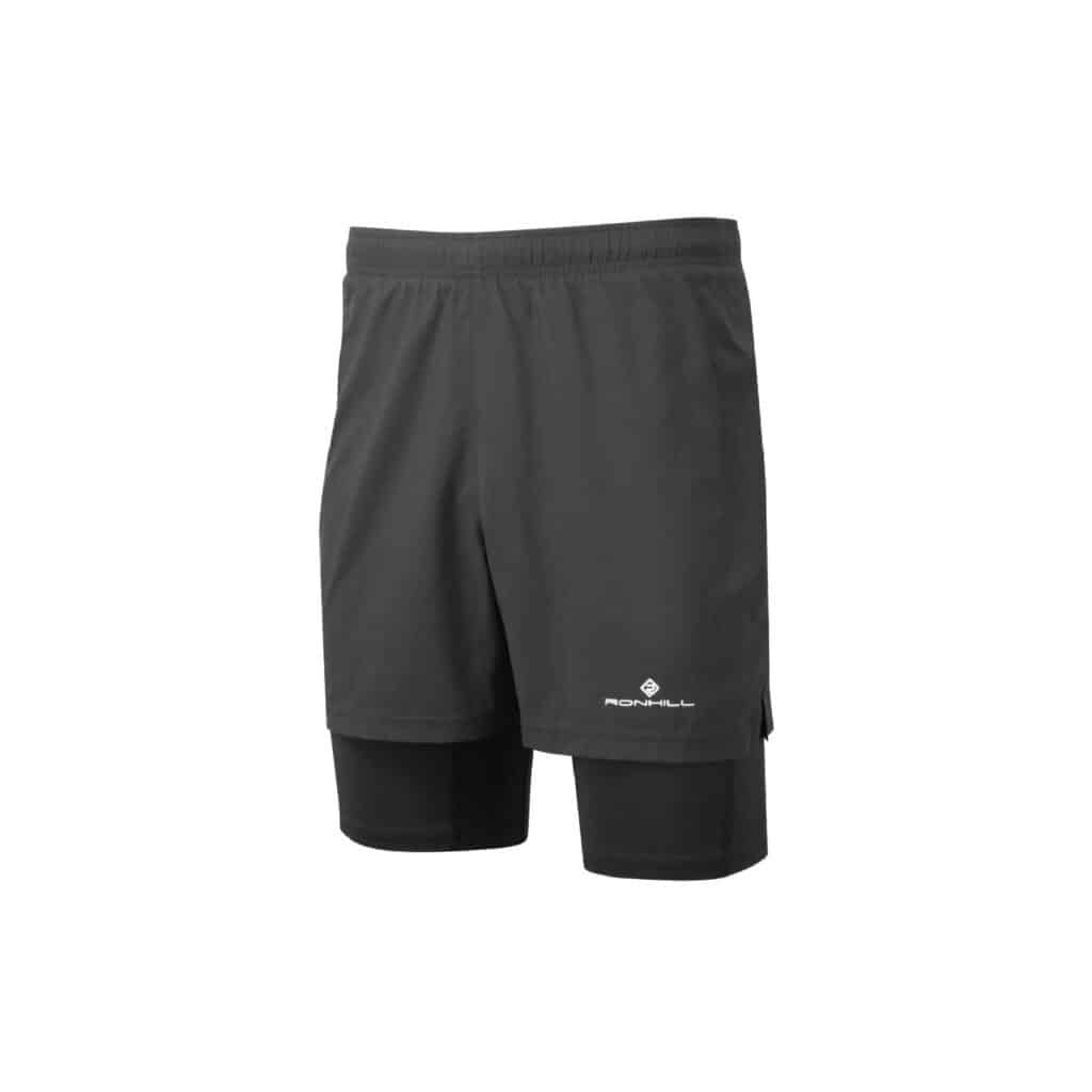 מכנס ריצה קצר לגברים 1in 2 רונהיל Ronhill Men's Core Twin Short
