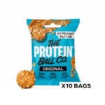 כדורי חלבון וויטמין בטעם חמאת בוטנים The protein ball co