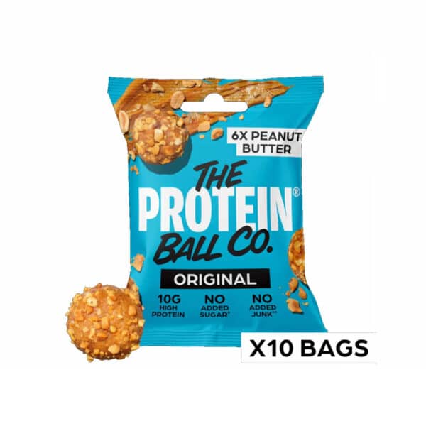 כדורי חלבון וויטמין בטעם חמאת בוטנים The protein ball co