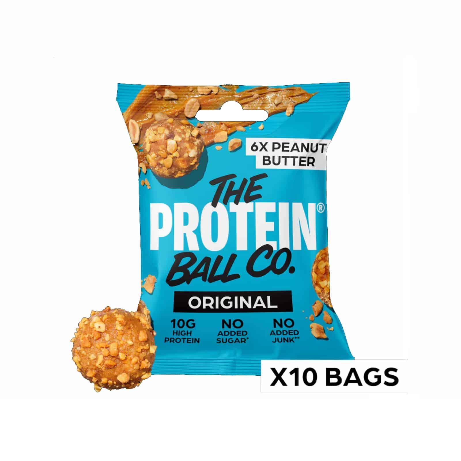 כדורי חלבון וויטמין בטעם חמאת בוטנים The protein ball co כדורי חלבון וויטמין בטעם חמאת בוטנים The protein ball co