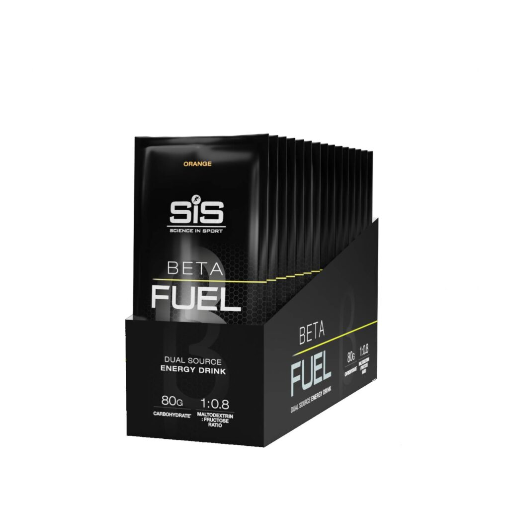 אבקה להכנת משקה אנרגיה בטעם תפוז סיס SIS Beta Fuel Dual Source Energy Drink