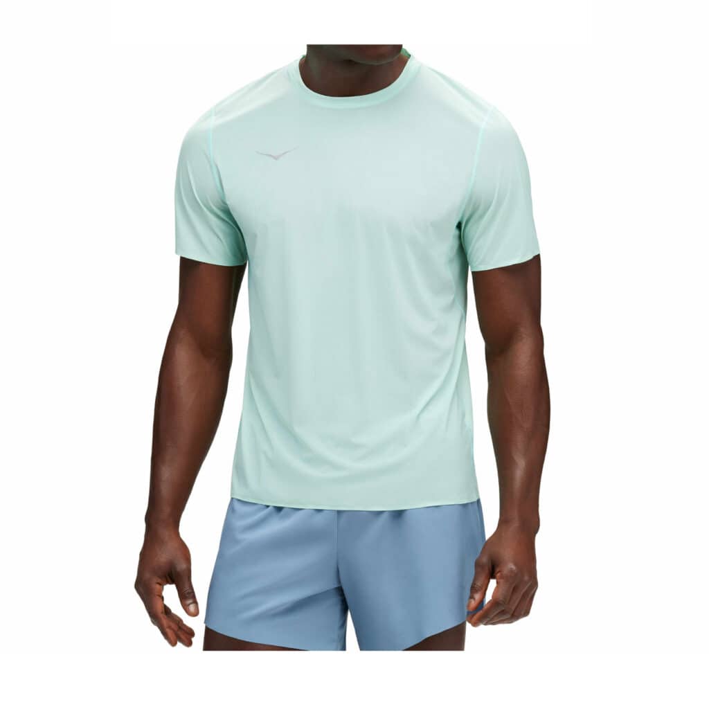 חולצת ריצה קצרה לגברים הוקה Hoka Airolite Run Short Sleeve