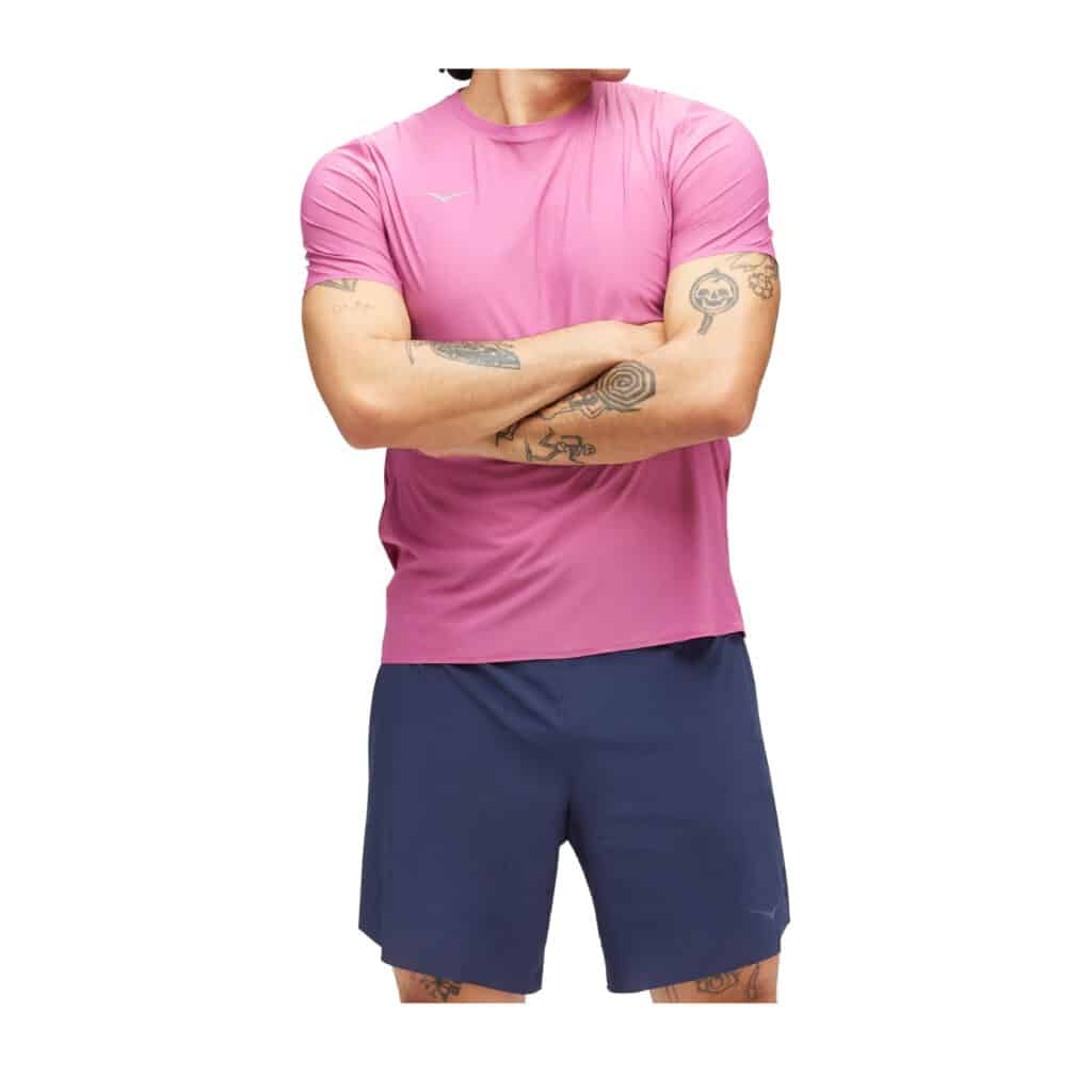חולצת ריצה קצרה לגברים הוקה Hoka Airolite Run Short Sleeve