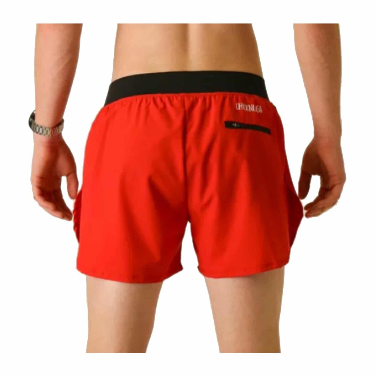מכנס קצר לריצה צ'קן לגס לגברים Chickenlegs Mens Half Splits 4" short