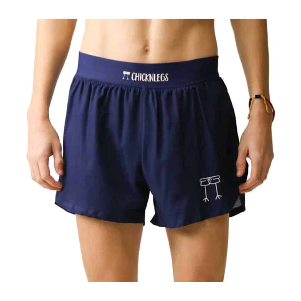 מכנס קצר לריצה צ'קן לגס לגברים Chickenlegs Mens Half Splits 4" short