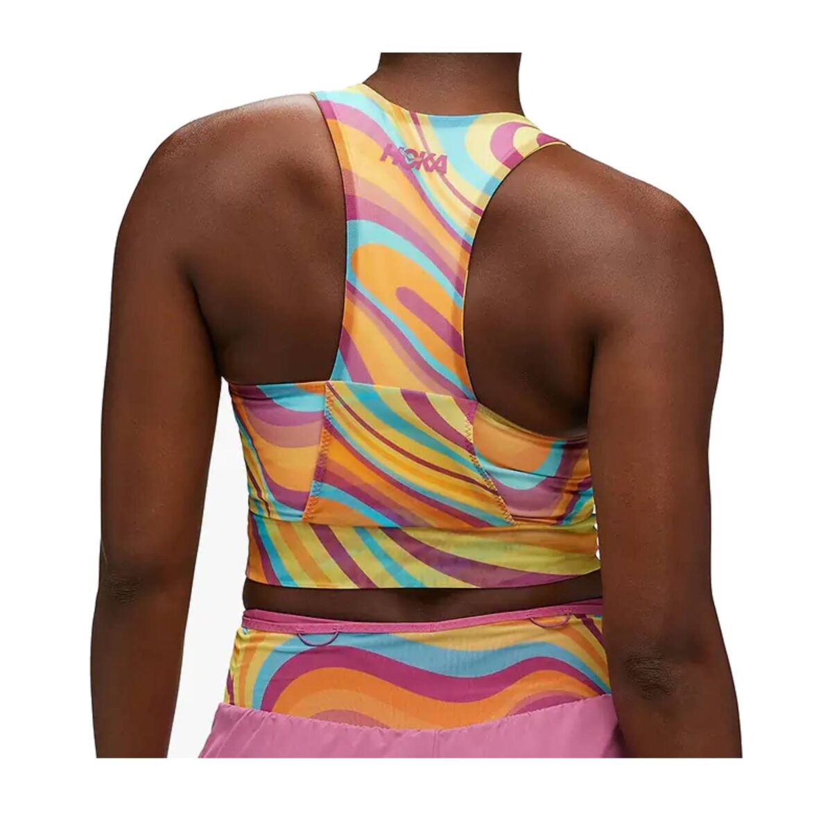 חזיית ספורט הוקה Hoka Race Day Bra Print