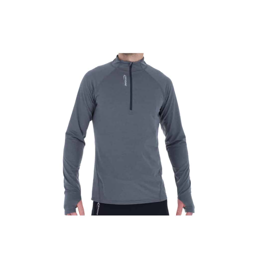 חולצת ריצה ארוכה מנדפת זיעה לגברים Inov 8 Active HZ Midlayer