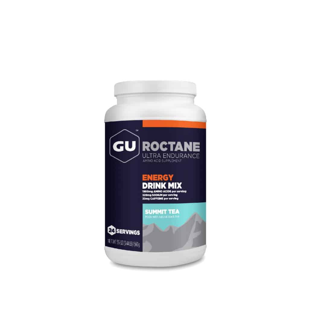 אבקה להכנת משקה איזוטוני בטעם תה שחור GU Roctane Drink