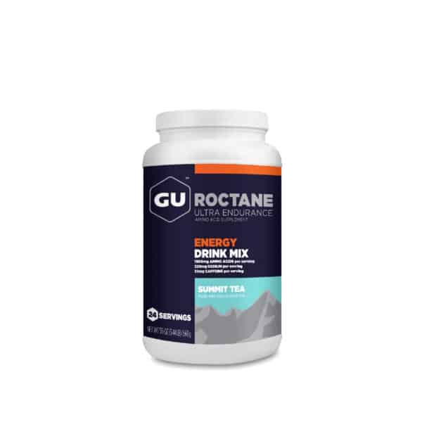 אבקה להכנת משקה איזוטוני בטעם תה שחור GU Roctane Drink