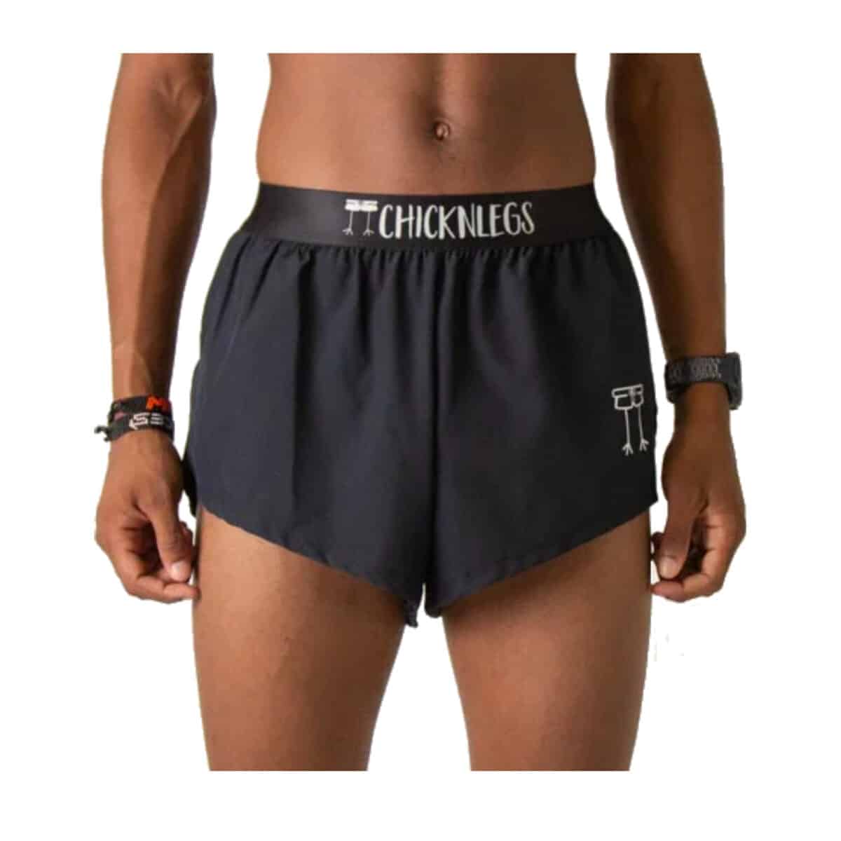 מכנס קצר לריצה צ'קן לגס לגברים Chickenlegs Mens Half Splits 4" short
