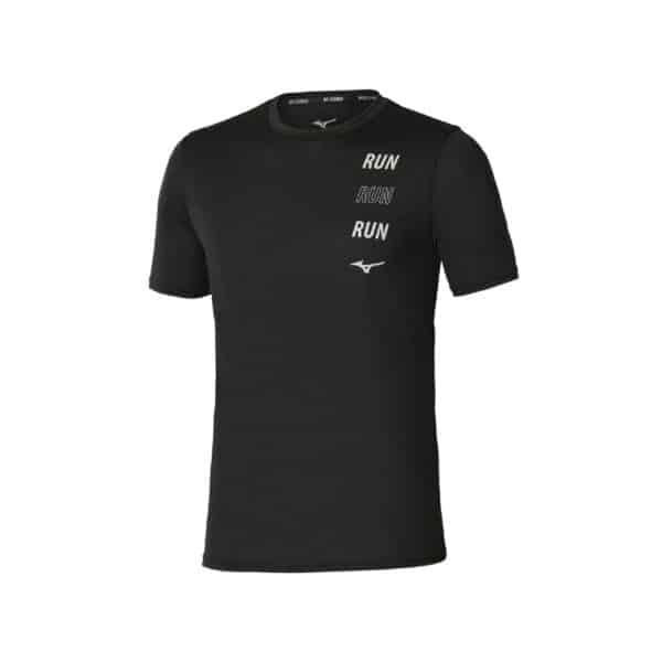 חולצת ריצה ש.קצר מיזונו לגברים Mizuno Core Run Short Sleeve Tee