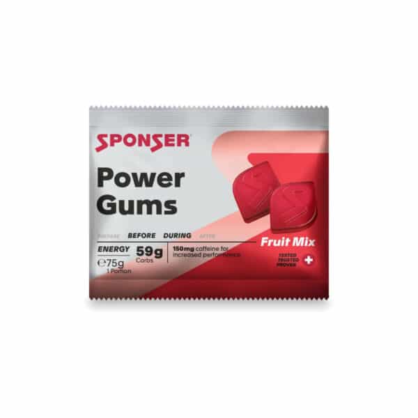 סוכריות ג'ל אנרגיה בטעם מיקס פירות Sponser Power Gums Fruit Mix