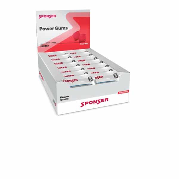 סוכריות ג'ל אנרגיה בטעם מיקס פירות Sponser Power Gums Fruit Mix