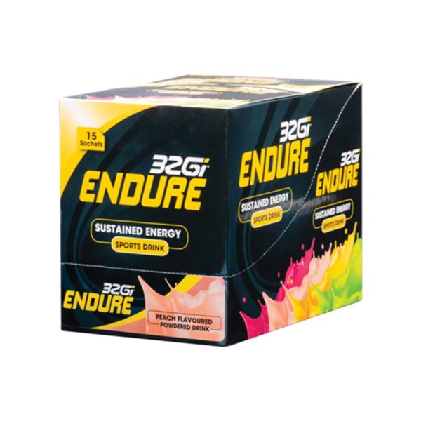 אבקת משקה ספורט בטעם אפרסק 32Gi Endure Sustained Energy Sports Drink