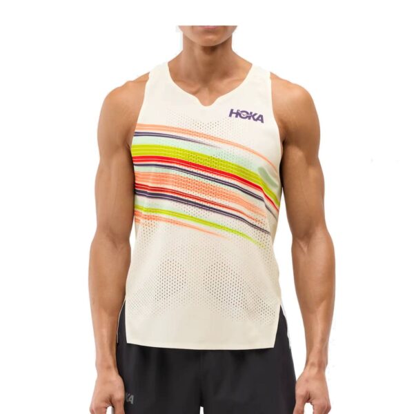 גופיית ריצה לגברים הוקה Hoka Race Day Singlet